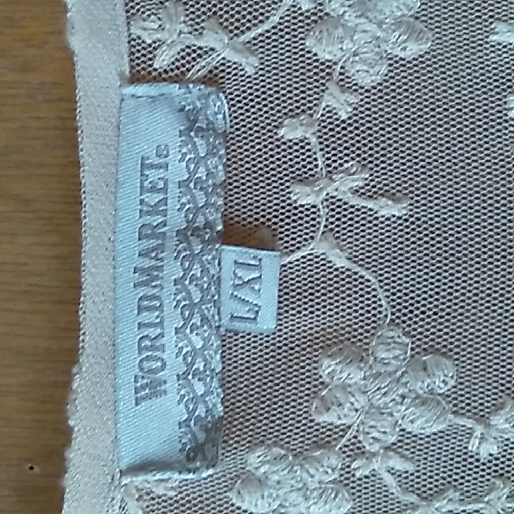 World Market Boho embroidered blouse - Picture 2 of 2